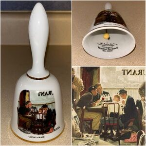 Vintage Norman Rockwell Series “Saying Grace” Bell